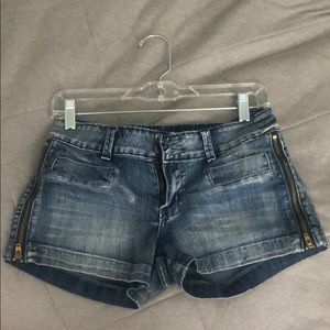 Denim shorts